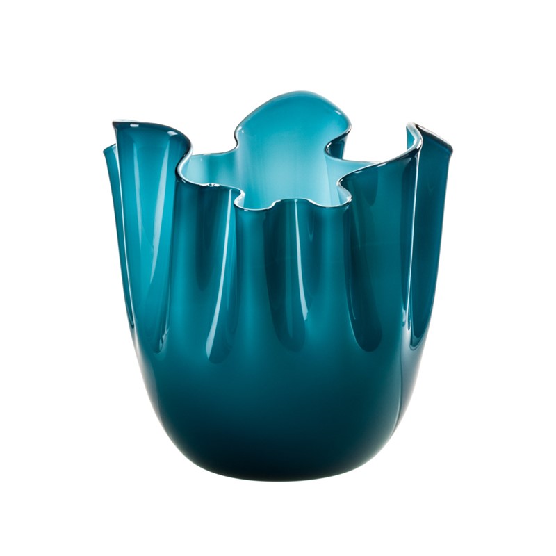 1DF60742D2FECE8C812169ED71BD6F50_8028770980058-FO370002000OATN-Vaso-medio-Fazzoletto-Opalino-orizzonte-Venini-zanoletti-1 Vaso medio Fazzoletto Opalino orizzonte Venini - immagine 1