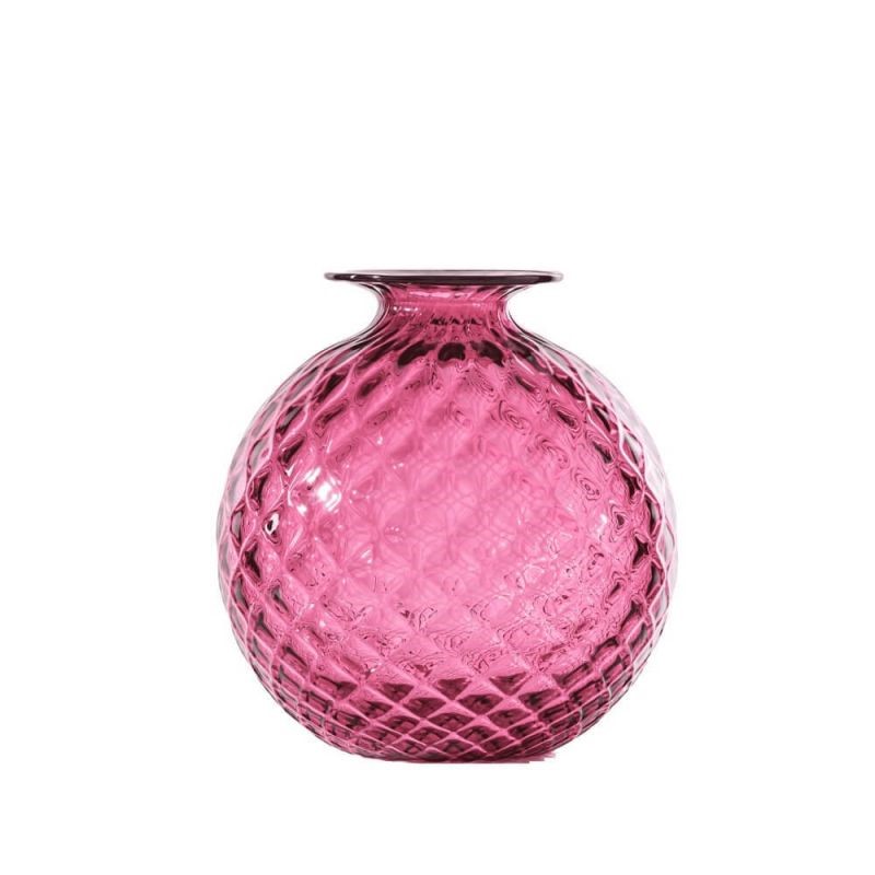 3BE73F0DDD402E4F12D8F2FFC0BF9E65_8028770270692-VEFO310018000F0BJH-Vaso-medio-Monofiore-Balloton-magenta-a-filo-rosso-Venini-zanoletti-1 Vaso medio Monofiore Balloton magenta a filo rosso Venini - immagine 1