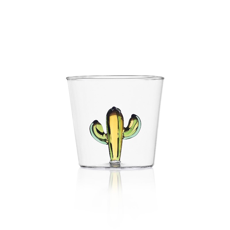 A046F0DBE1E3A5F45B04C1039D961DCE_8032397047001-Tumbler-in-Vetro-Soffiato-Desert-Plants-Cactus-verde-ambra-di-Ichendorf-zanoletti Tumbler in Vetro Soffiato Desert Plants Cactus verde ambra di Ichendorf - immagine 1