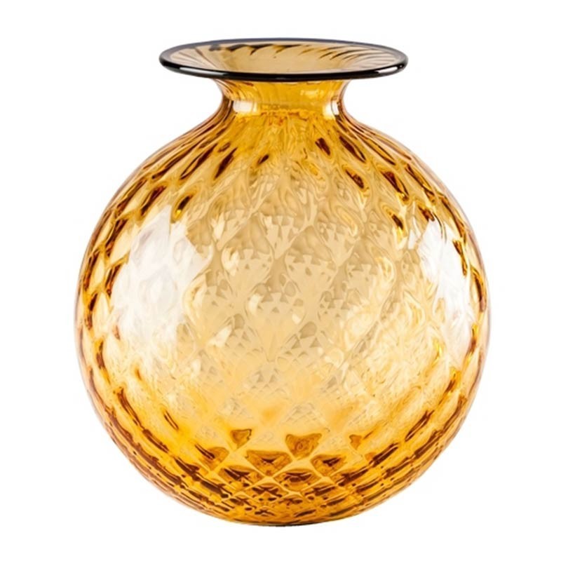 C5942069822EE68BE122AA8FB32C2F5C_8028770202914-VEFO310014000F0BCK-Vaso-mini-Monofiore-Balloton-ambra-a-filo-orizzonte-Venini-zanoletti-1 Vaso mini Monofiore Balloton ambra a filo orizzonte Venini - immagine 1