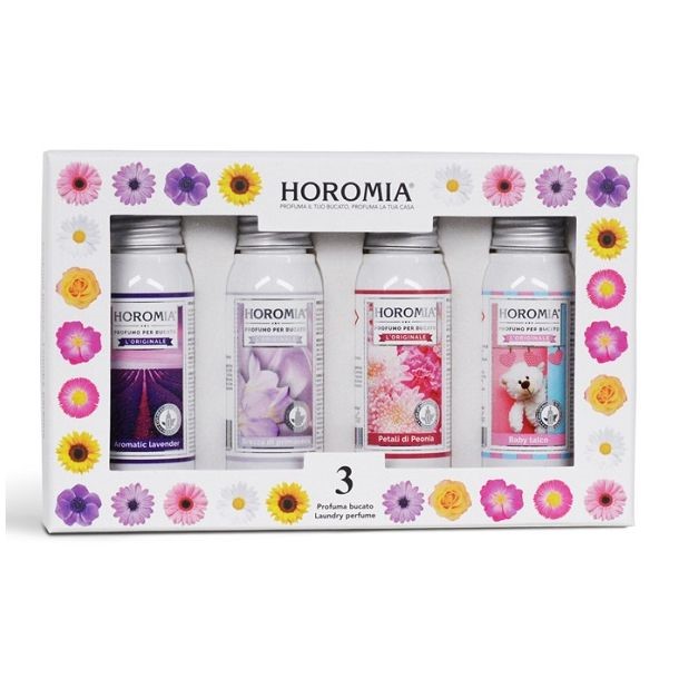 4531F4003A428F282BABA7A16B66D93C_8057949151296-Horo1-Kit-Profuma-bucato-4x50-ml-di-Horomia-zanoletti-1 Horo1 Kit Profuma bucato 4x50 ml di Horomia - immagine 1