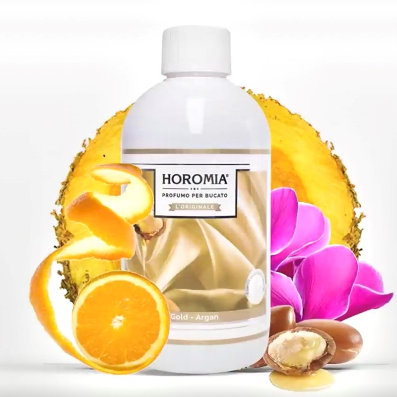 6BA4F237B15F965C169BAAA0C9CD7E0C_8057949150121-Gold-Argan-Profuma-bucato-500-ml-di-Horomia-zanoletti Gold Argan Profuma bucato 500 ml di Horomia - immagine 1