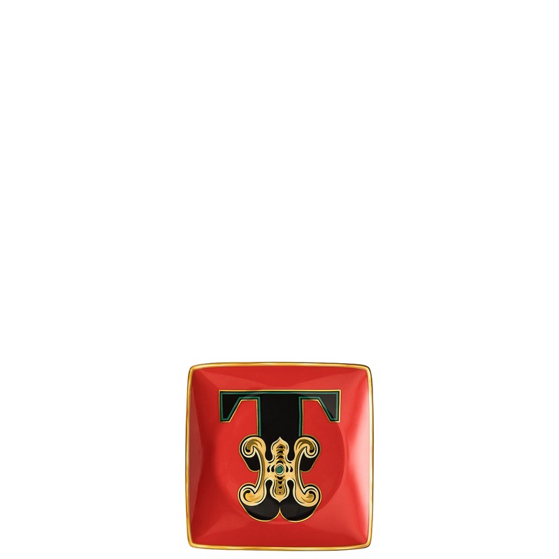504C4A54F48887B4779E1C621DD882DD_4012437376357-Piattino-quadrato-Versace-Holiday-Alphabet-T-12-cm-di-Rosenthal-zanoletti-1 Piattino quadrato Versace Holiday Alphabet T 12 cm di Rosenthal - immagine 1
