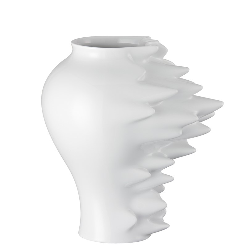 7D4787B2CE61341BFFE6270334061CAB_4012434640130-Vaso-Fast-Weiss-27-cm-di-Rosenthal-zanoletti-1 Vaso Fast Weiss 27 cm di Rosenthal - immagine 1