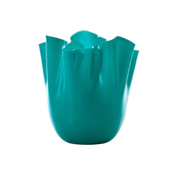 D28BDC5C75FBAD04A0B85B6DECACECF0_8028770262796-Vaso-Fazzoletto-Vetro-Verde-di-Venini-zanoletti-1 Vaso Fazzoletto Vetro Verde di Venini - immagine 1