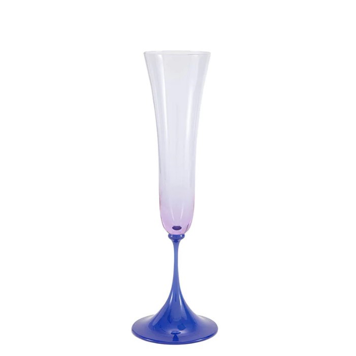 F6712C55D42222EE71536BF51DBF4B25_800000009349-Flute-Guepiere-Vetro-di-Murano-Blu-Opaco-Pesco-di-NasonMoretti-zanoletti Flute Guepiere Vetro di Murano Blu Opaco Pesco di NasonMoretti - immagine 1
