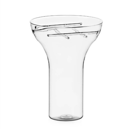 0D281D04C3D33DC1703647F836D9EF6B_8032397060505-Vaso-grande-Trame-in-vetro-fatto-a-mano-di-Ichendorf-zanoletti-1 Vaso grande Trame in vetro fatto a mano di Ichendorf - immagine 1