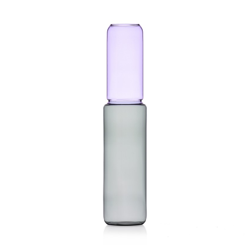330B733B43B36EA3E7D506B4B36F0BB4_8032397049357-Vaso-Revolve-in-vetro-fatto-a-mano-color-Viola-e-Smoke-petrolio-di-Ichendorf-zanoletti-1 Vaso Revolve in vetro fatto a mano color Viola e Smoke petrolio di Ichendorf - immagine 1