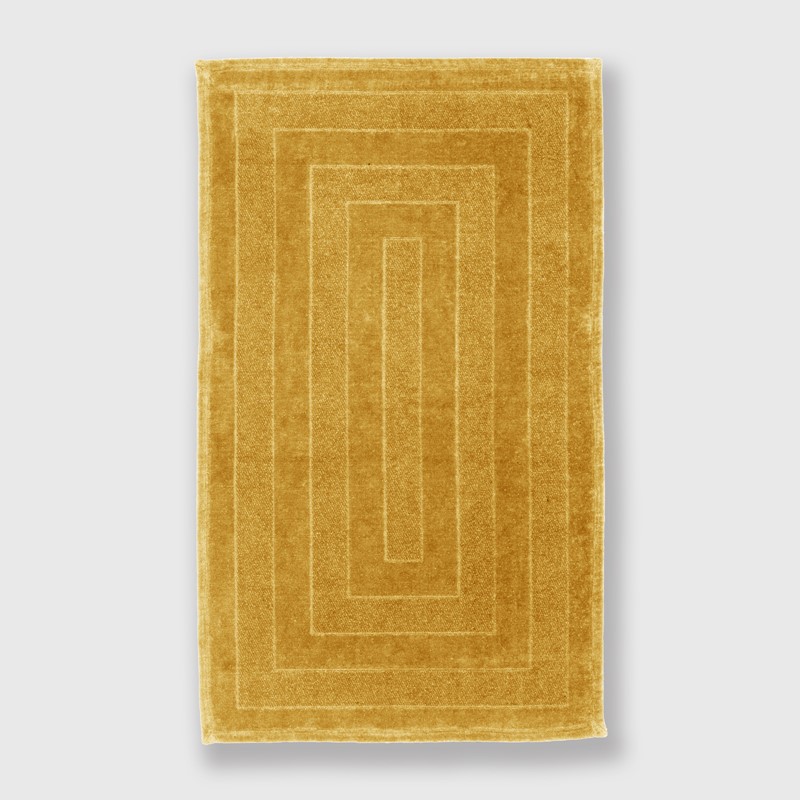 016DC39A252D2D63A3FD26757A103395_8052873045390-Tappeto-Fyber-Giallo-100-Cotone-58x115-di-Mirabello-zanoletti-1 Tappeto Fyber Senape 100% Cotone 58x115 di Mirabello - immagine 1