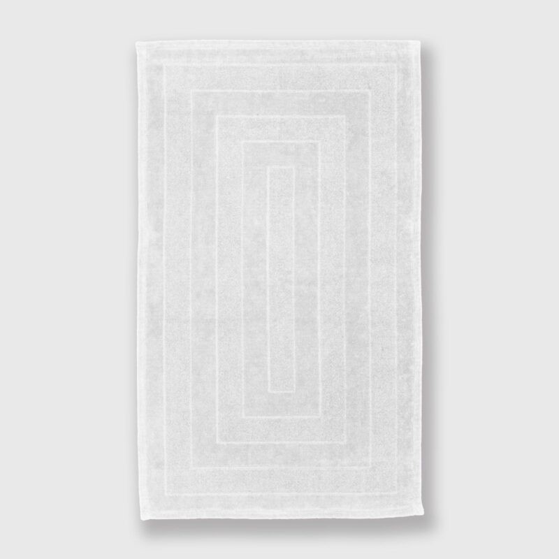 51631519522D874FF3CEB39AC83BE3F4_8052873150292-Tappeto-Fyber-Bianco-100-Cotone-58x115-di-Mirabello-zanoletti-1 Tappeto Fyber Bianco 100% Cotone 58x115 di Mirabello - immagine 1