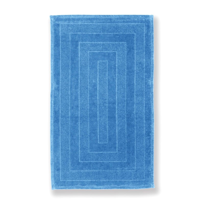 90C01FC077E6DC4A0E1AFA4650F33B1E_8015317675249-Tappeto-Fyber-Reno-Azzurro-100-Cotone-58x115-di-Mirabello-zanoletti-1 Tappeto Fyber Reno Azzurro 100% Cotone 58x90 di Mirabello - immagine 1