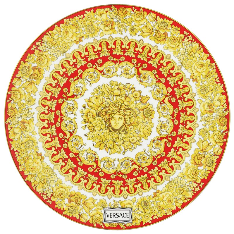 2CBA4C6ED8AB7915C70C561028C4EEEC_4012437373141-Piatto-Segnaposto-Medusa-Rhapsody-Red-33-cm-di-Rosenthal-per-Versace-zanoletti Piatto Segnaposto Medusa Rhapsody Red 33 cm di Rosenthal per Versace - immagine 1