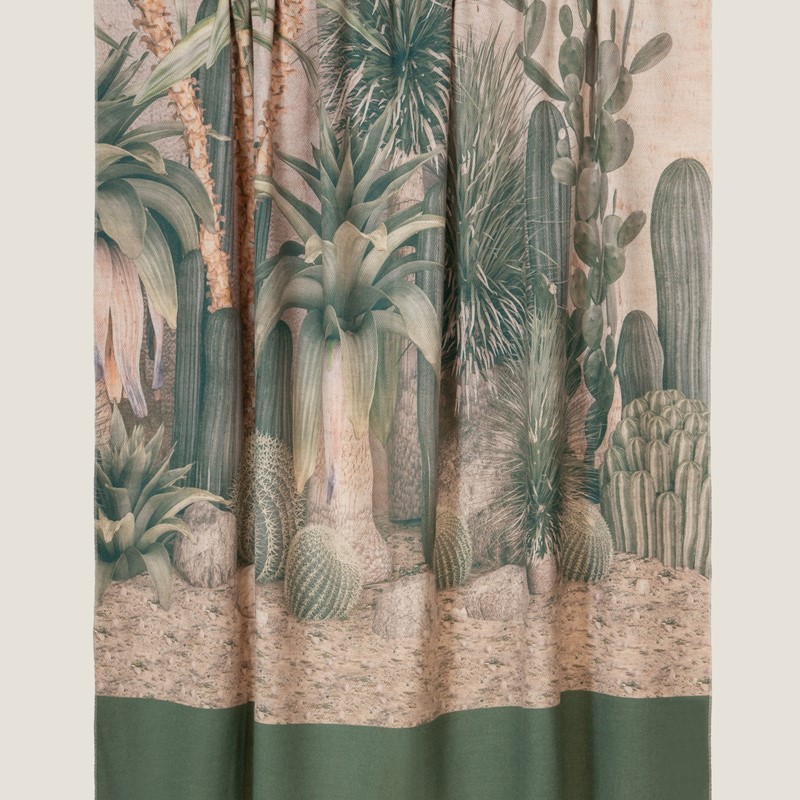 3107EA8FB6449CCE044B9B60BF210C26_1761000006-Plaid-Light-Foulard-Cactus-di-Frati-zanoletti-2 Plaid Light Foulard Cactus di Frati - immagine 1