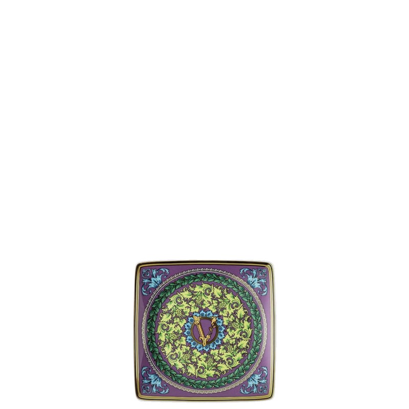 327C84ED873D88DF2C53E24F1BAAC5E2_4012437381900-Coppetta-Quadra-Piana-Barocco-Mosaic-12-cm-di-Rosenthal-per-Versace-zanoletti-1 Coppetta Quadra Piana Barocco Mosaic 12 cm di Rosenthal per Versace - immagine 1