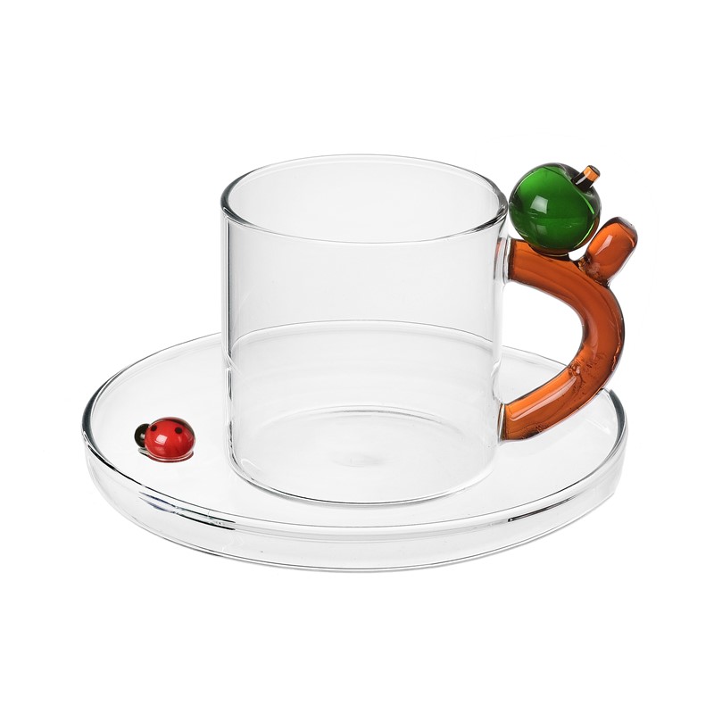 34EFFE27F73FA84B13F56BF9695F8EB6_8032397049173-Tazza-Caffe-Mela-Piattino-Fruit-and-Flowers-di-Ichendorf-zanoletti Tazza Caffè Mela Piattino Fruit and Flowers di Ichendorf - immagine 1