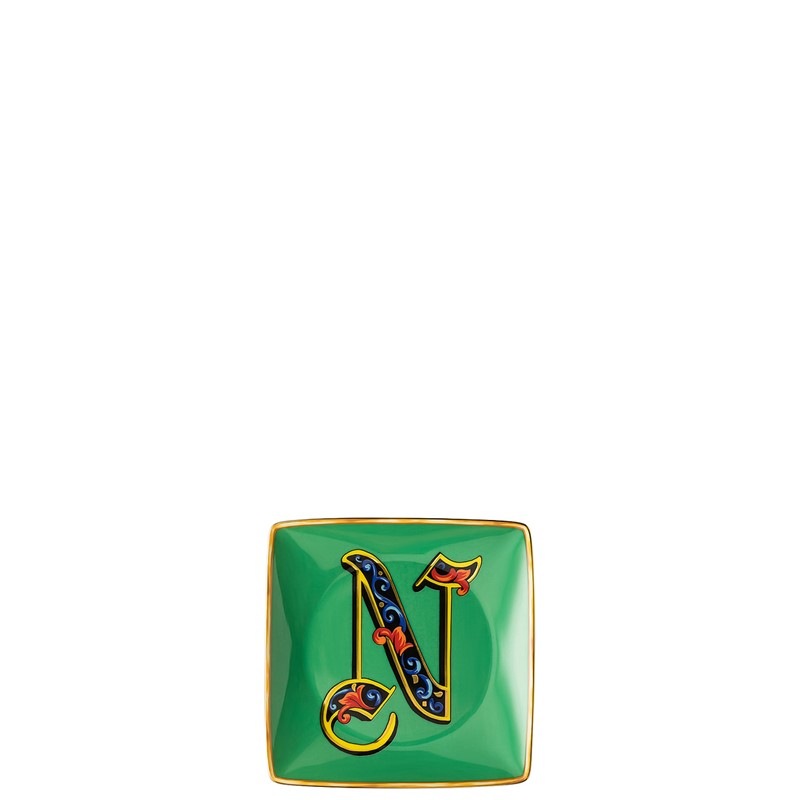 4FCAB5F5336CF7C64C2A1403B16D7ECF_4012437376296-Coppetta-Quadra-Piana-Holiday-Alphabet-N-12-cm-di-Rosenthal-per-Versace-zanoletti-1 Coppetta Quadra Piana Holiday Alphabet N 12 cm di Rosenthal per Versace - immagine 1