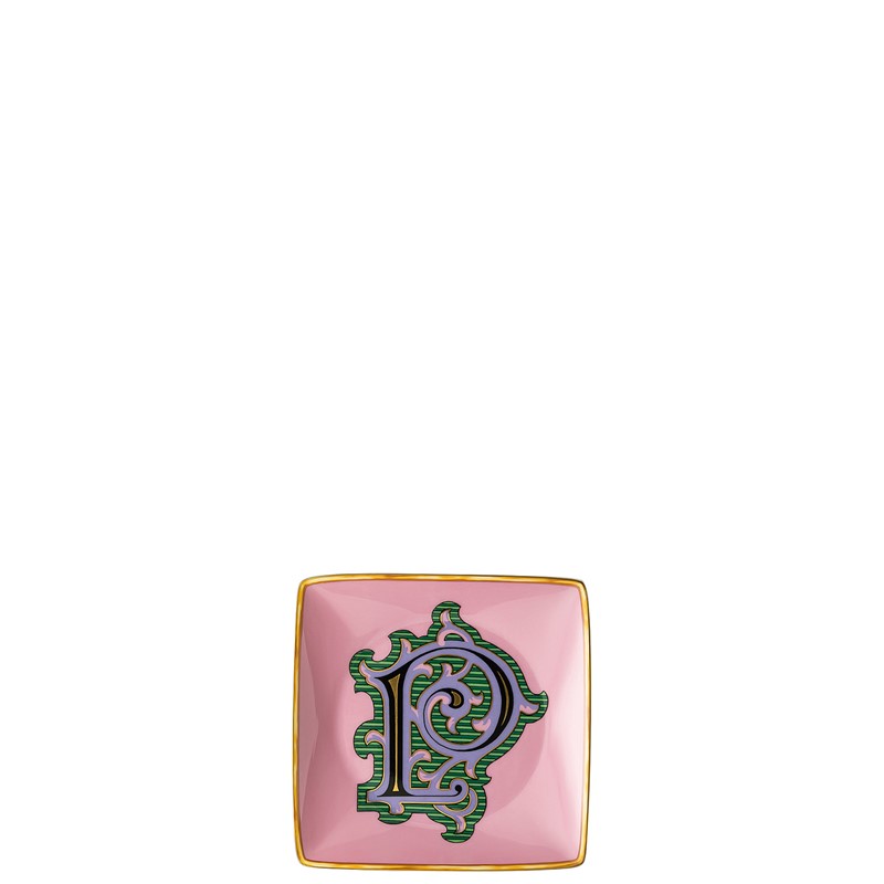 701121DFC8CDBDAAC9293321216E03C1_4012437376319-Coppetta-Quadra-Piana-Holiday-Alphabet-P-12-cm-di-Rosenthal-per-Versace-zanoletti-1 Coppetta Quadra Piana Holiday Alphabet P 12 cm di Rosenthal per Versace - immagine 1