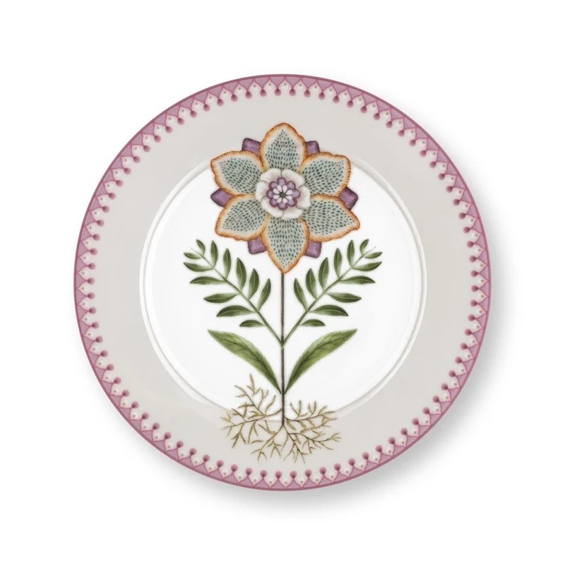 8507C694322953EA90639881113A3DAE_8720874271055-Piatto-da-Dessert-linea-Lily-Lotus-Off-Withe-21-cm-di-PIP-Studio-zanoletti Piatto da Dessert linea Lily & Lotus Off Withe 21 cm di PIP Studio - immagine 1