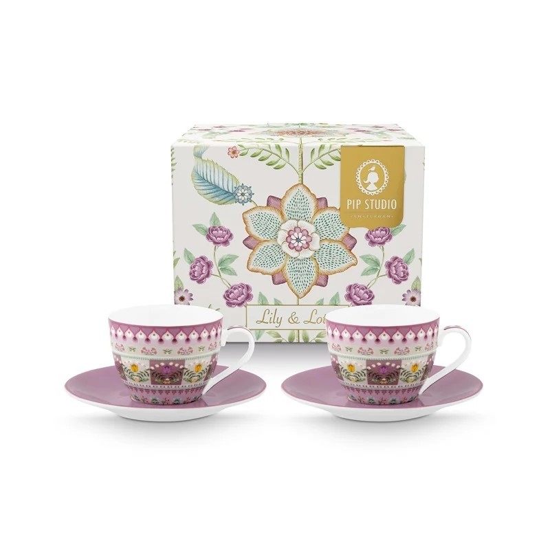8F58EEBCBE1515C3842F251A74C5B20F_8720874271604-Coppia-di-Tazze-da-Caffe-linea-Lily-Lotus-di-PIP-Studio-zanoletti Coppia di Tazze da Caffè linea Lily & Lotus di PIP Studio - immagine 1