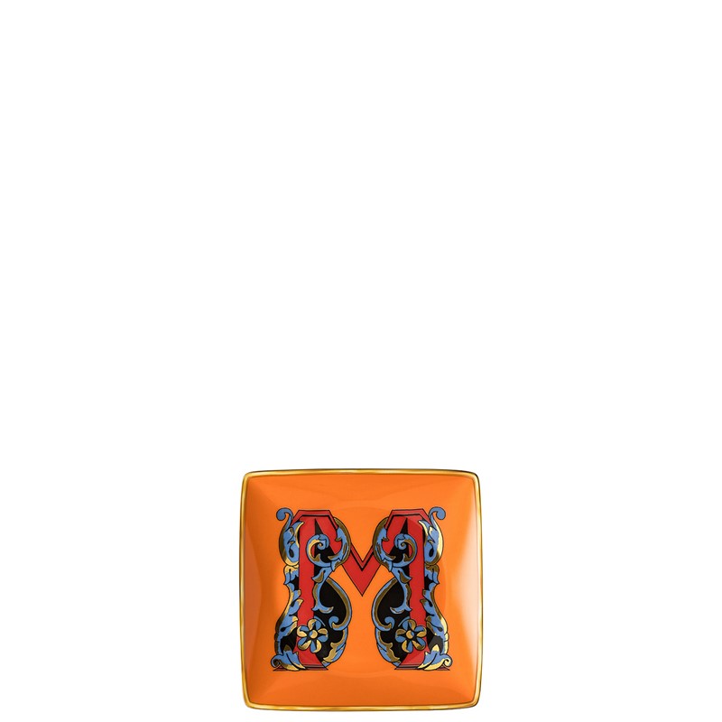 BE1E8D541A063561B091B66BC0B9A624_4012437376289-Coppetta-Quadra-Piana-Holiday-Alphabet-M-12-cm-di-Rosenthal-per-Versace-zanoletti-1 Coppetta Quadra Piana Holiday Alphabet M 12 cm di Rosenthal per Versace - immagine 1