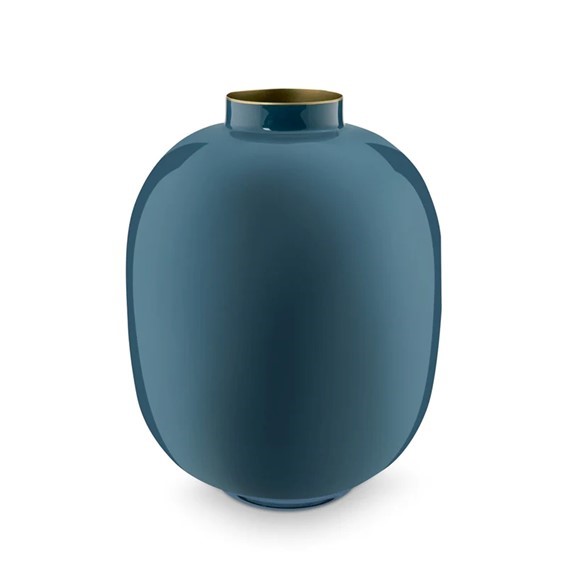 C0767D4011DAF2390471C0434B311A95_8720512743708-Vaso-grande-Metal-Blue-di-PIP-Studio-zanoletti Vaso grande Metal Blue di PIP Studio - immagine 1