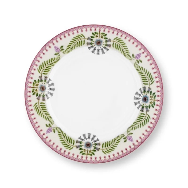 C55BDC136E1D471E2F025F21DBE81581_8720874271116-Piatto-da-Dessert-linea-Lily-Lotus-Off-Withe-23-cm-di-PIP-Studio-zanoletti Piatto da Dessert linea Lily & Lotus Off Withe 23 cm di PIP Studio - immagine 1