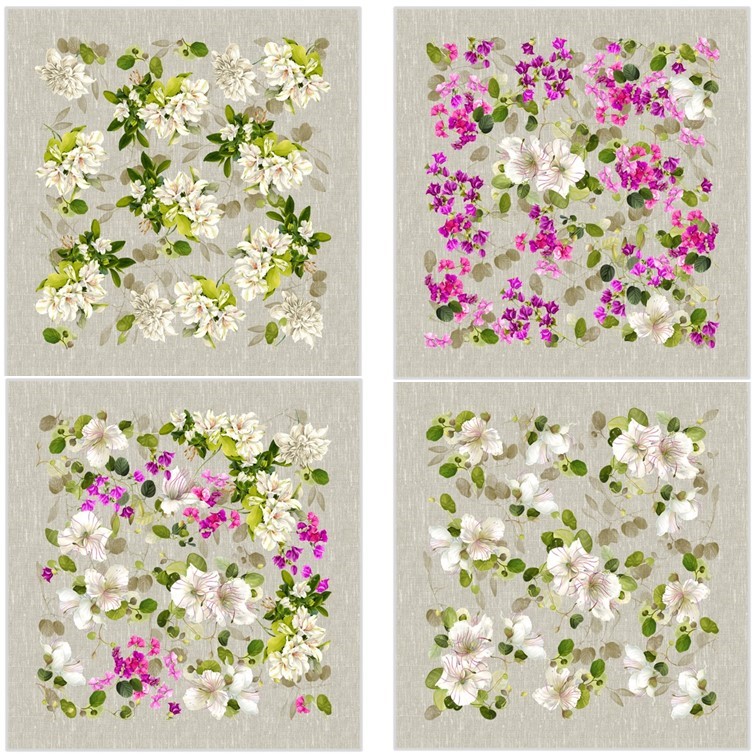 BD67E6066B8DD00331395B56CA719CCE_2070983930586-Set-Tovagliette-Blossom-4Dinner-in-Cotone-di-TTT-zanoletti-1 Set Tovagliette Blossom 4Dinner in Cotone di TTT - immagine 1