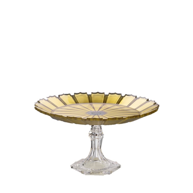 93E49F14D2683B57D3C019ACDB554730_8057014542288-Alzata-da-Dessert-Ninfea-Oro-Acrilico-di-Mario-Luca-Giusti-zanoletti-1 Alzata da Dessert Ninfea Oro Acrilico di Mario Luca Giusti - immagine 1