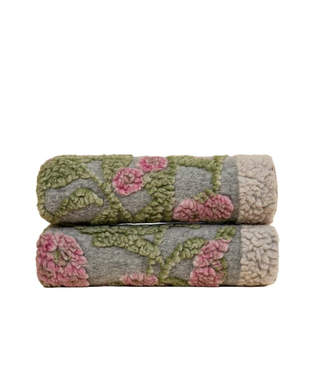 3D46F401B841ABD247AD642431120CE6_000245000001018-Plaid-Lana-Cotta-Old-Flower-Rosa-di-Frati-Zanoletti-1 Plaid Lana Cotta Old Flower Rosa di Frati - immagine 1