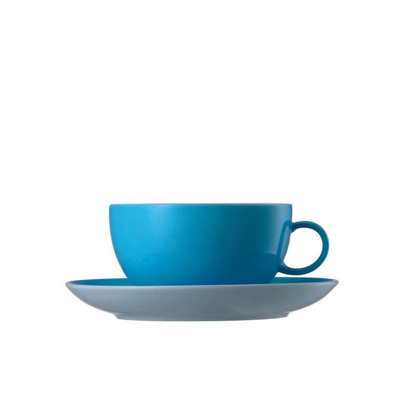 DFA36D2D46A225B64790EE9DCB70DE73_4012436471176-Tazza-Cappuccio-con-Piattino-Sunny-Day-Waterblue-di-Thomas-Zanoletti Tazza Cappuccio con Piattino Sunny Day Waterblue di Thomas - immagine 1