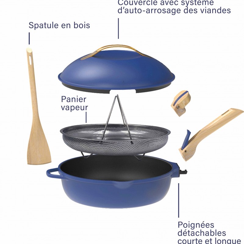 Padella Per Paella IBILI Evolution, 36 Cm In Alluminio Fuso Antiaderente, Per 6 Persone - Adatta A Induzione, Manici In Silicone