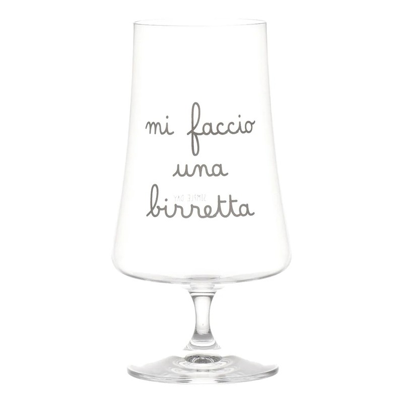 767149C7006477D7B3DF47A367185FCD_8056284706949-Set-2-Calici-Birra-Mi-faccio-una-birretta-di-Simple-Day-Zanoletti-1 Set 2 Calici Birra Mi faccio una birretta di Simple Day - immagine 1