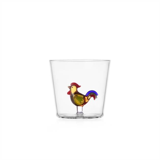 A7C84844DB417B3A42C24AF5DF99F2A4_8032397068082-Tumbler-Acqua-in-Vetro-Borosilicato-Gallo-di-Ichendorf-Zanoletti-1 Tumbler Acqua in Vetro Borosilicato Gallo di Ichendorf - immagine 1