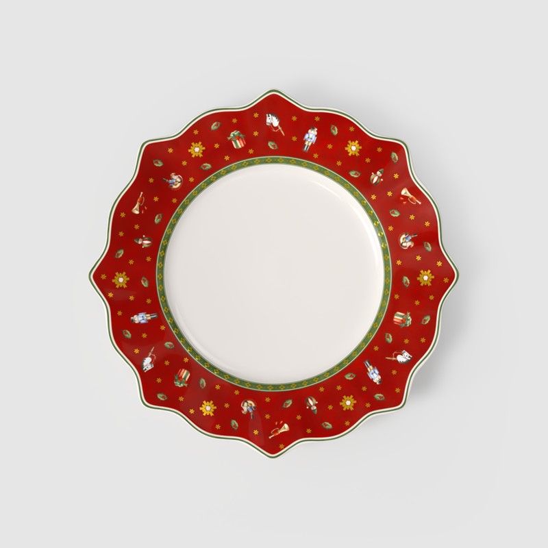 9FF58E14B71DC2A6CDEB665570345A1C_4003683490584-Piatto-Piano-Rosso-Toys-Delight-di-Villeroy-Boch-Zanoletti-1 Piatto Piano Rosso Toy's Delight di Villeroy & Boch - immagine 1