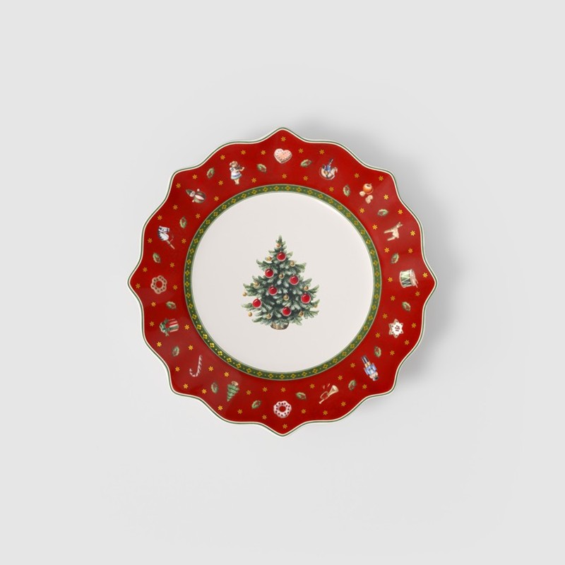 F20BCCEEB3DB2CE38ED99A37C68FA531_4003683490485-Piatto-Colazione-Rosso-Toys-Delight-di-Villeroy-Boch-Zanoletti-1 Piatto Colazione Rosso Toy's Delight di Villeroy & Boch - immagine 1