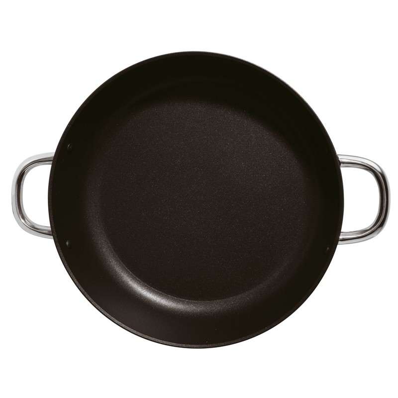Tegame con coperchio 28 cm in Acciaio Inox linea Midnight di Sambonet - immagine 3