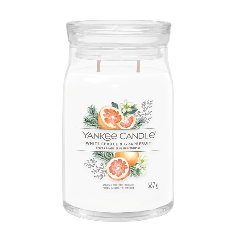 06A3D8F14855E441A927B1F9DFB1C7A3_5038581129082-White_Spruce__Grapefruit_Giara_Grande_di_Yankee_Candle-zanoletti-1 White Spruce & Grapefruit Giara Grande di Yankee Candle - immagine 1