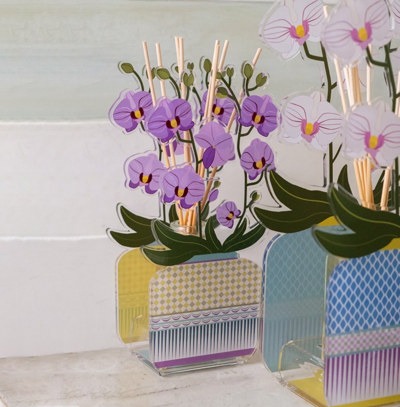 Profumatore per Ambiente Livinia Piccolo Orchidea Viola di Vesta - immagine 3