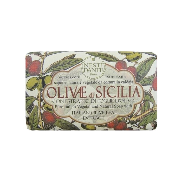 0B71A934CAED129F93E418E2E9819315_Nesti_Dante-Saponetta_Olivae_di_Sicilia-Zanoletti Saponetta Olivae di Sicilia con Estratto di Foglie d'Olivo di Nesti Dante - immagine 1