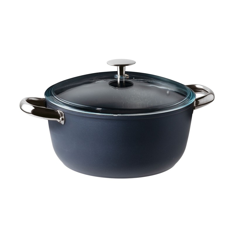 10D9FA75B4210C11FE085219A613DDCC_8014808426360-Casseruola_con_coperchio_20_cm_a_due_maniglie_linea_Midnight_di_Sambonet-zanoletti-1 Casseruola con coperchio 20 cm a due maniglie linea Midnight di Sambonet - immagine 1