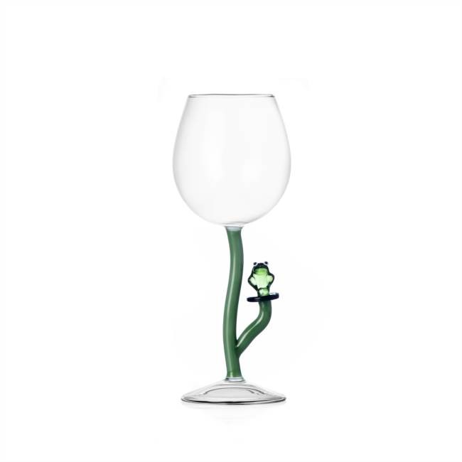 10EC25CEEF7021D098227B1F7FFDEBC8_70132810-Calice_in_Vetro_Borosilicato_Rana_di_Ichendorf-Zanoletti Calice Animal Farm Rana in Vetro Borosilicato di Ichendorf - immagine 1