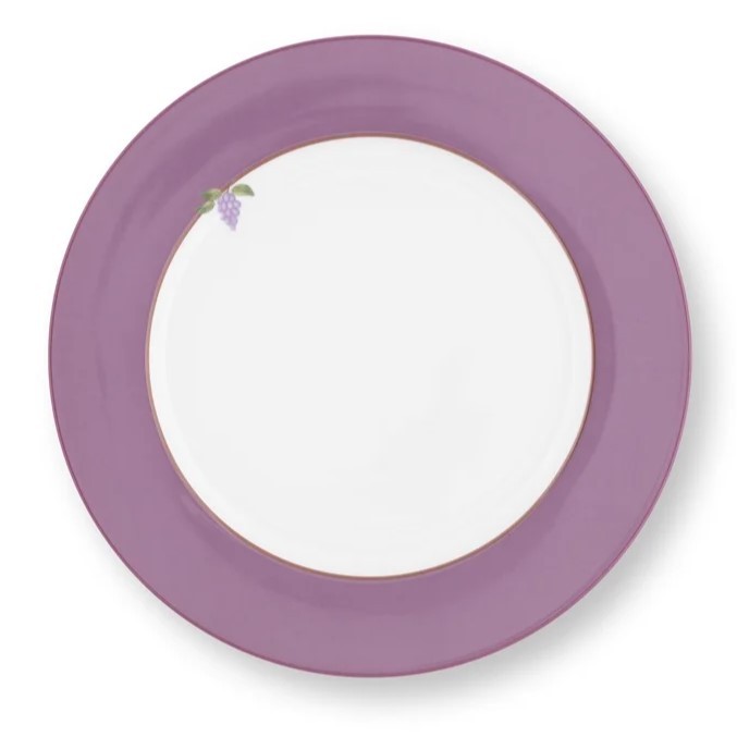 1429348250C0EA55C5D6BF5E446AC31F_8720874271147-Piatto_linea_Lily__Lotus_Lilac_26.5_cm_di_PIP_Studio-zanoletti Piatto linea Lily & Lotus Lilac 26.5 cm di PIP Studio - immagine 1