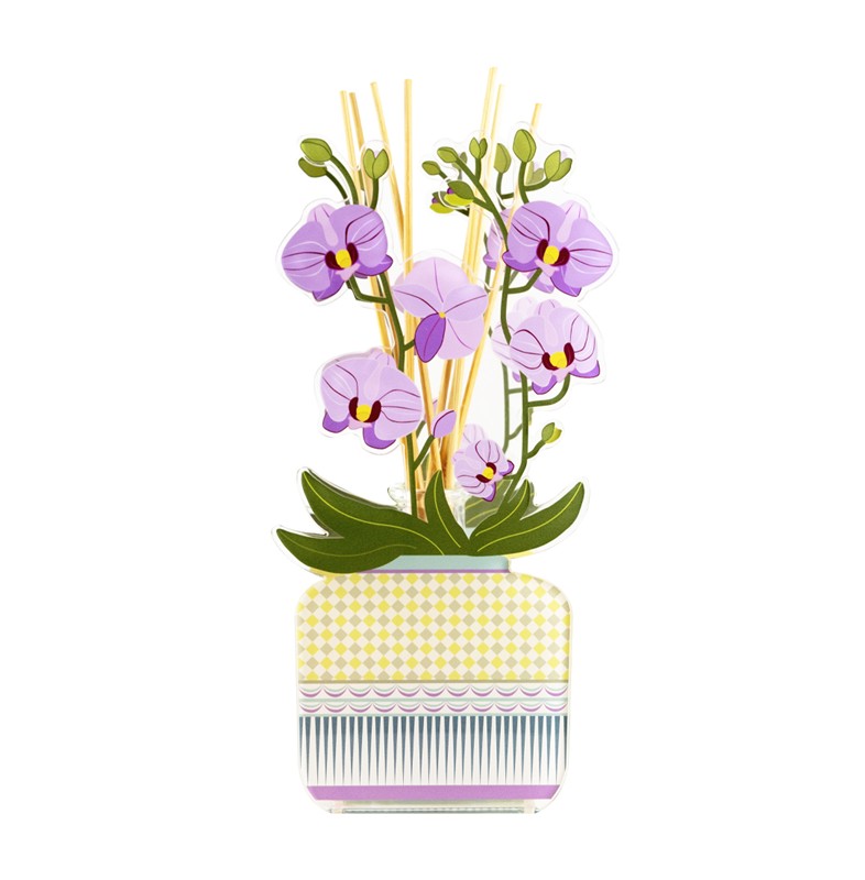 Profumatore per Ambiente Livinia Grande Orchidea Viola di Vesta - immagine 1