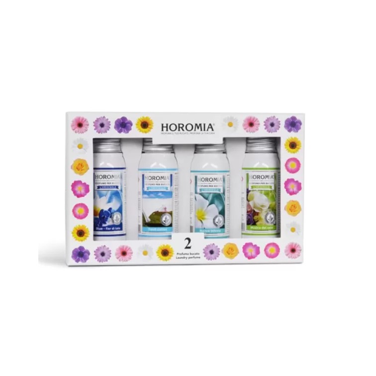 1E96E90E2B99A810B0A194AA9F5F219E_8057949151302-Horo2_Kit_Profuma_bucato_4x50_ml_di_Horomia-zanoletti-1 Horo2 Kit Profuma bucato 4x50 ml di Horomia - immagine 1