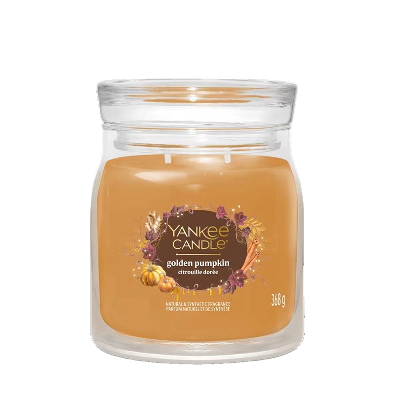 2C7E21748B8773B7F1BF9F48563C458E_5038581167299-Golden_Pumpkin_Giara_Media_Signature_di_Yankee_Candle-Zanoletti-1 Golden Pumpkin Giara Media Signature di Yankee Candle - immagine 1