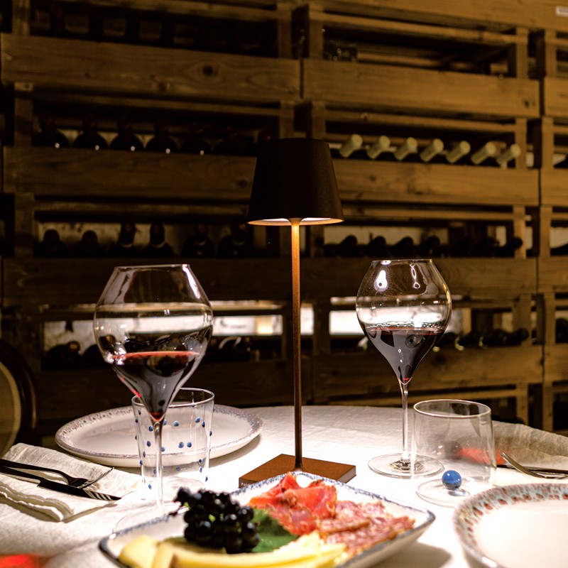 Lampada prêt à porter Poldina pro table corten di Zafferano - immagine 7