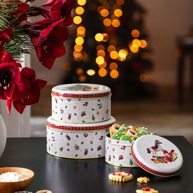 Set 3 pezzi Biscottiere in latta Winter di Villeroy & Boch - immagine 2