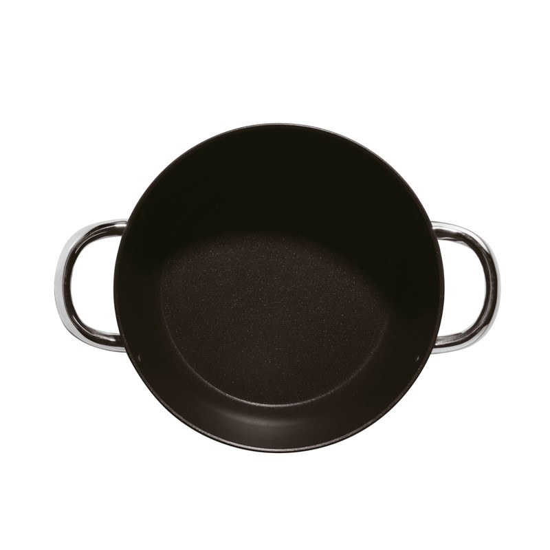 Casseruola con coperchio 20 cm a due maniglie linea Midnight di Sambonet - immagine 3
