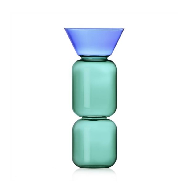 4EBF3400DB293A200C5F70D893B7E478_8032397062042-Vaso_grande_Gel_e_in_vetro_fatto_a_mano_color_Petrolio_e_Azzuro_di_Ichendorf-zanoletti-1 Vaso grande Gelée in vetro fatto a mano color Petrolio e Azzuro di Ichendorf - immagine 1