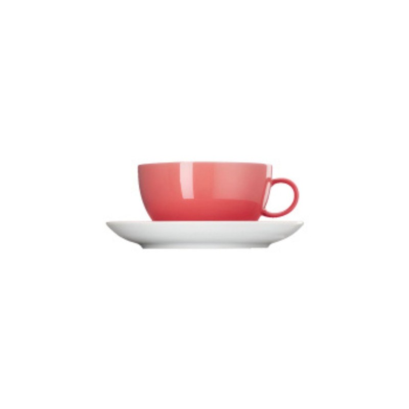 Tazza Cappuccio con Piattino Sunny Day Soft Red di Thomas - immagine 1
